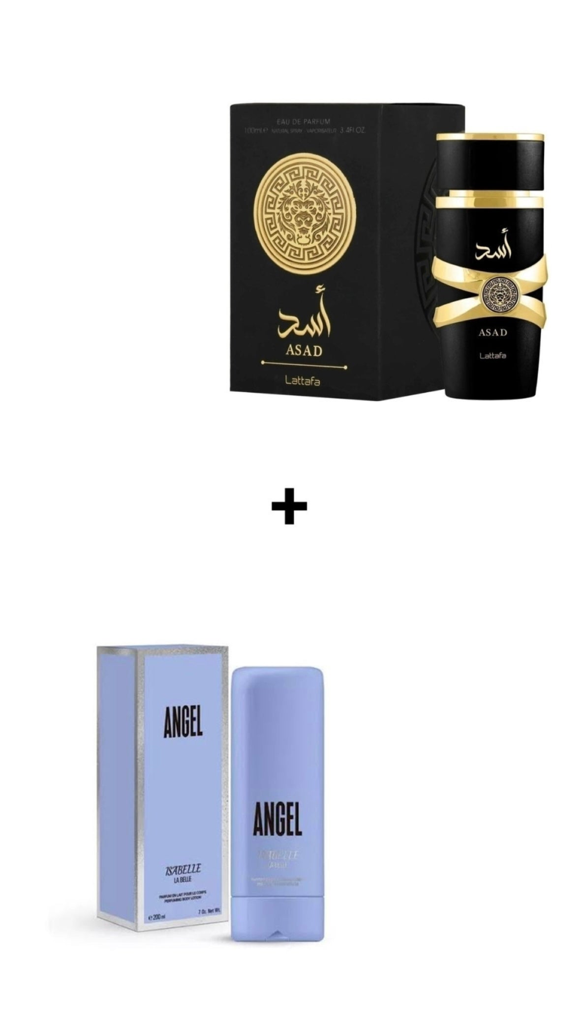 Combo Afrodisíaco Perfume Asad + Creme angel